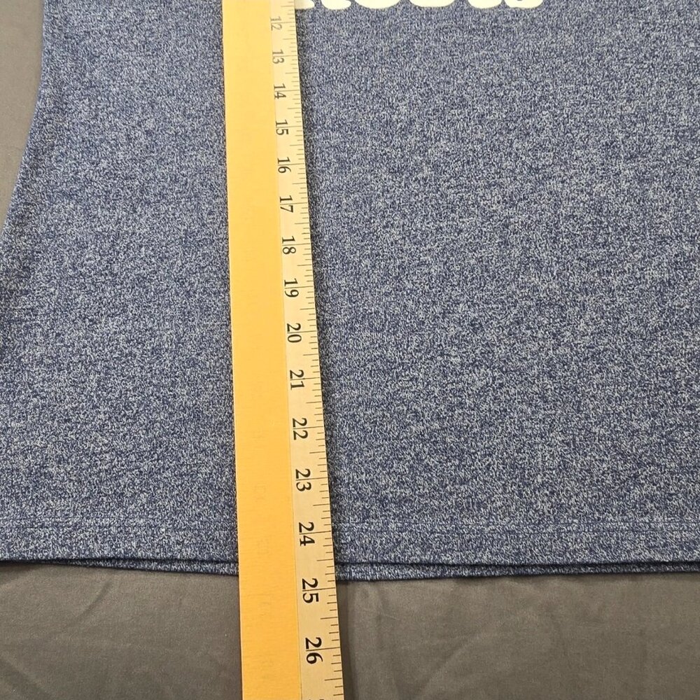 Roots Cooper Beaver Heathered Blue Shirt Logos Canada Vancouver EUC Size S/P - Picture 8 of 11
